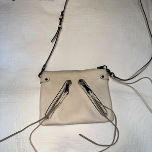 Off White Rebecca Minkoff crossbody zipper bag